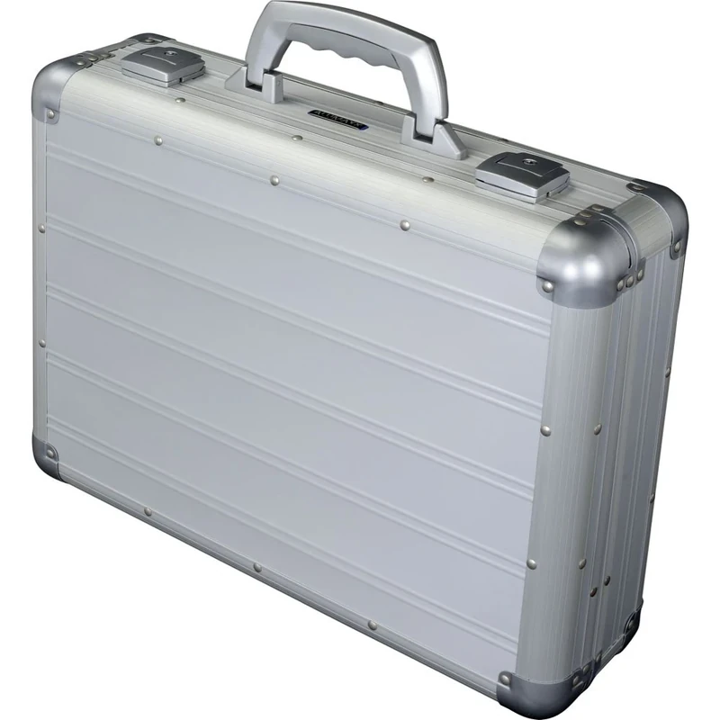 Alumaxx Attaché Venture Laptop Case, Silver matt, 45,5 × 33,5 × 13,5 cm, Venture Attachment case Silver - matt