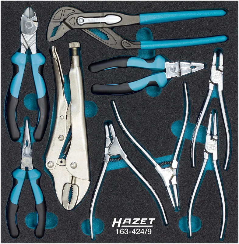 Hazet 163-424/9 Pliers Set, Number of Tools: 9