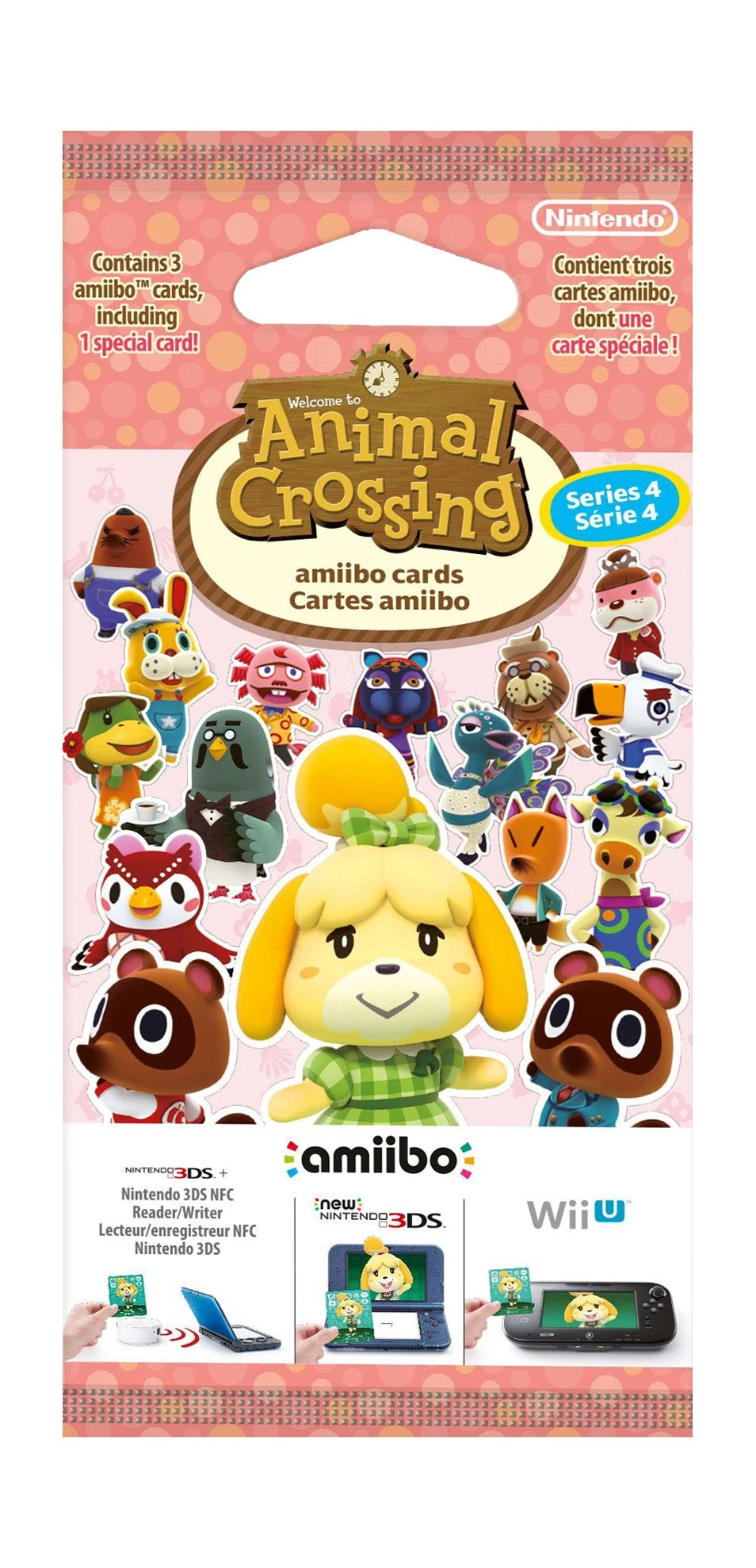Nintendo Animal Crossing: Happy Home Designer Amiibo Cards Pack - Series 4 3DS Wii U