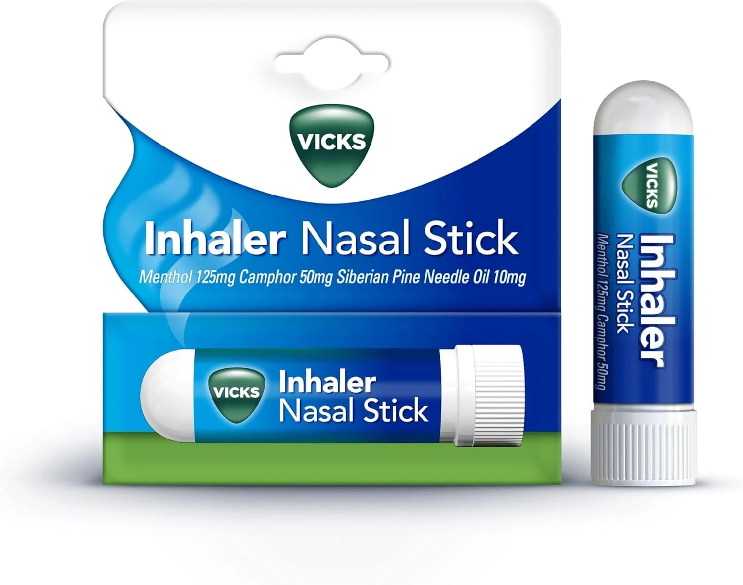 Vicks Inhaler Fast Acting decongestant for Blocked Nose Relief Stick