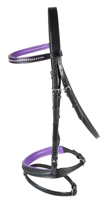 PFIFF 'Staines' Bridle Black/Purple Pony