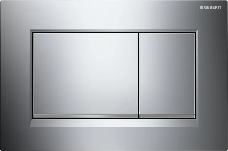 Geberit 115.883.KH.1 Plate 2 Buttons Sigma 30, Grey, 24.6cm x 16.4cm x 1.2cm