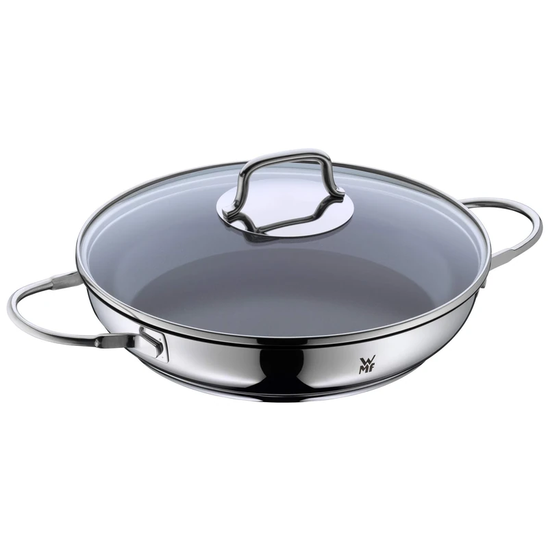 WMF Serving Pan Coated Devil Glass Lid, Silver, 26 cm