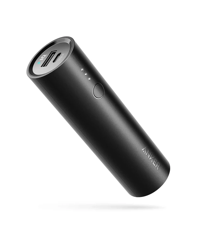 Anker Power Bank, PowerCore 5000 mAh Portable Charger, External Battery Power Bank, Compact Mobile Phone Charger with Power IQ, Compatible with iPhone XS Max/XR/XS/X/8/8 Plus, iPad, Galaxy and More