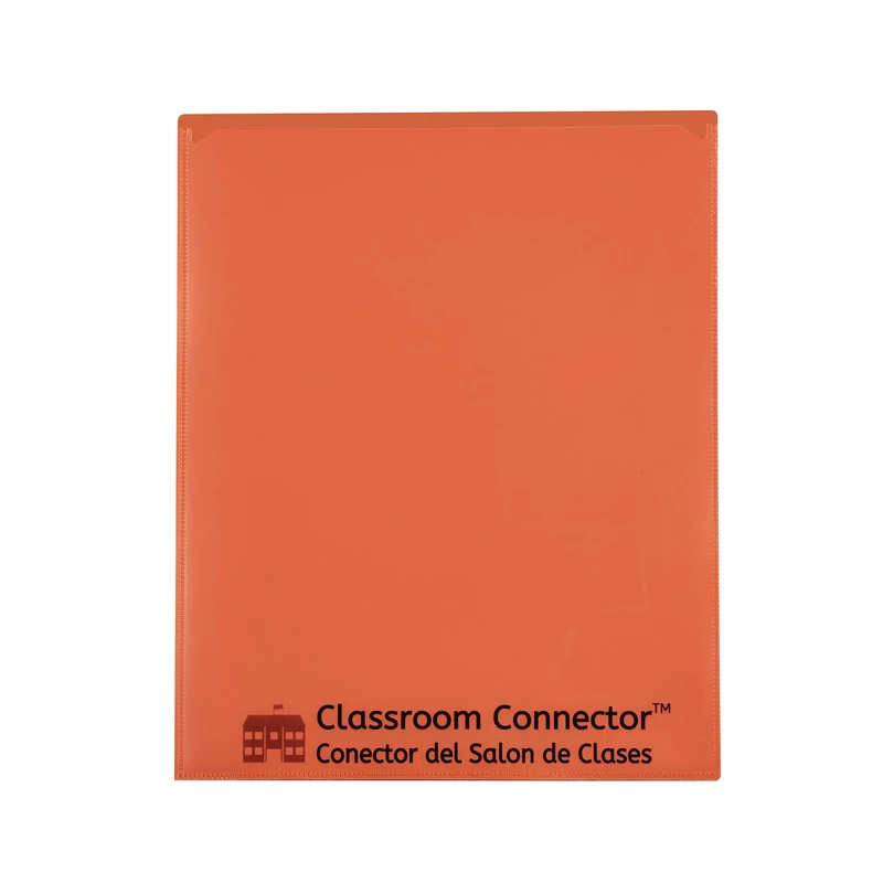 C-Line Classroom Connector School-to-Home Folders, Orange, 25 per Box (32002)