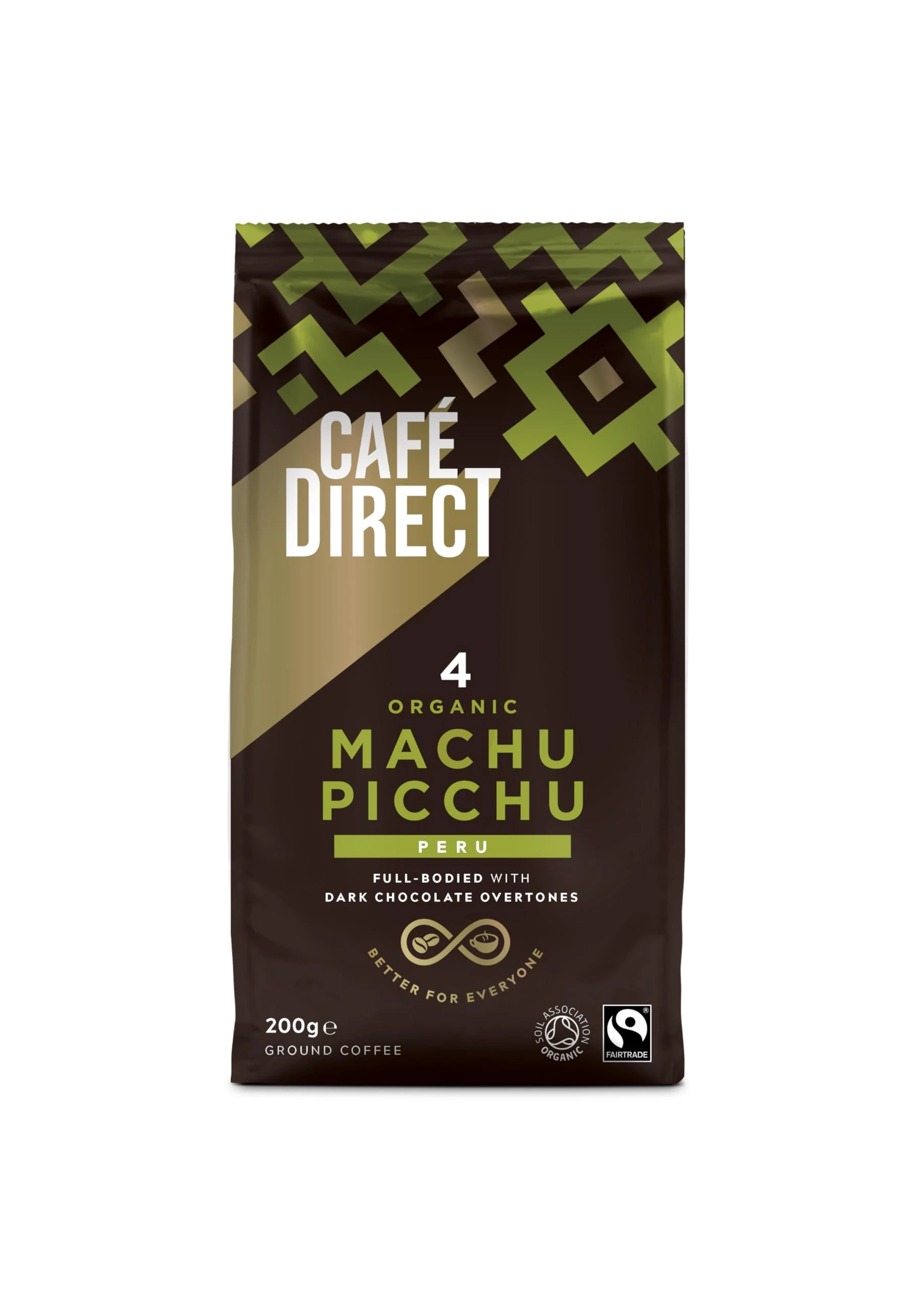 Cafedirect Machu Picchu Organic Ground Coffee, 200 g