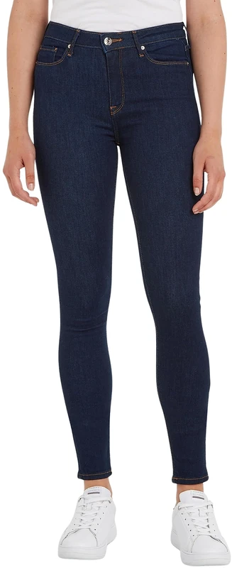Tommy Hilfiger Women's Heritage Como Skinny Rw Ww0ww14742 Denim Pants, Blue (Steffie), 25W / 30L