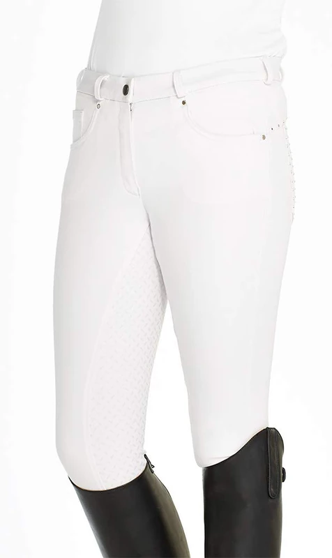 PFIFF Women's Riding Breeches Ïelkeï White 46