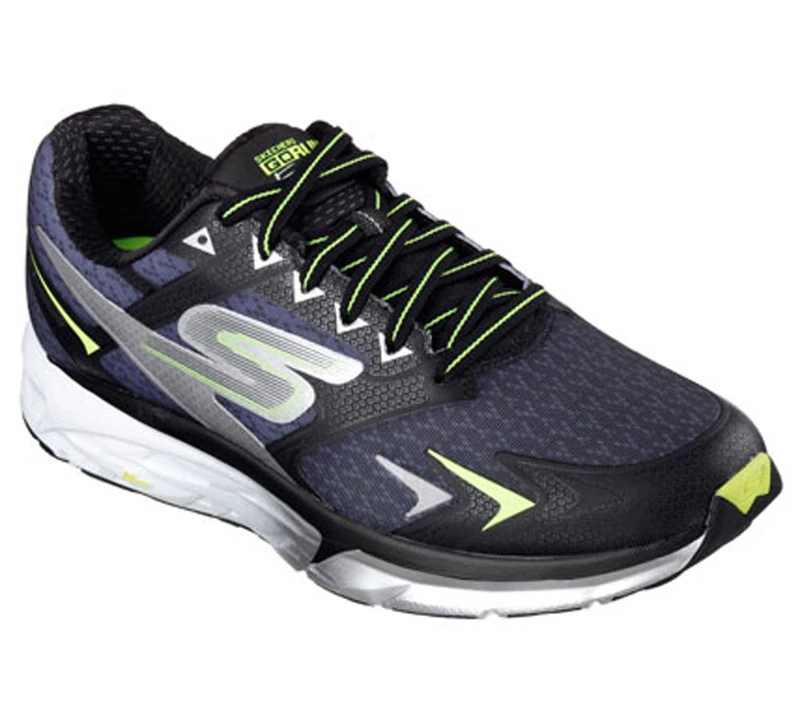 Skechers (SKEES) GO RUN FORZA, Men sports shoes, Black (Black (BKLM)), 7.5 UK (42 EU) - Image 1
