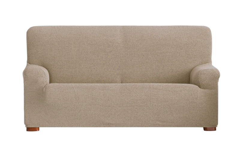 Eysa Dorian Bielastic 4 Seat Sofa Cover, Beige - Image 1