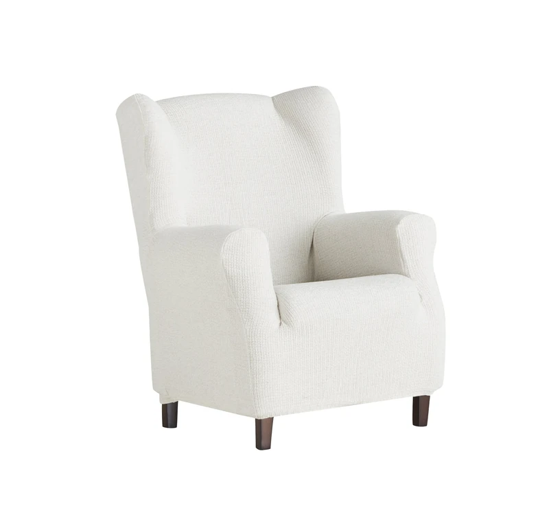 Eysa Dorian bielastic wing chair cover colour 10-ecru, Chenille, 37 x 9 x 29 cm, F815450