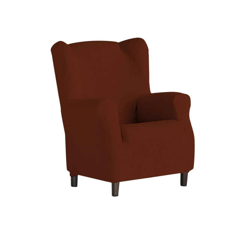Eysa Dorian Bielastic Wing Chair Cover, Orange