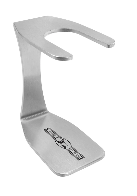 Gold Badger Shaving Brush Drip Stand Made of Stainless Steel, Pack of 1