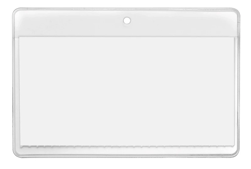 Veloflex 2020800 90x54mm Rigid PVC Badges (Pack of 100)