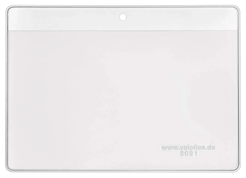 Veloflex 2021800 Name Tags 100 Pieces 105 x 74 mm Hard PVC