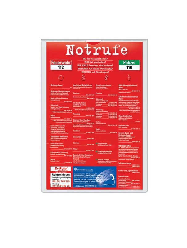 VELOFLEX Velocoll 2214100 Labelling Window DIN A4 Pack of 100 Transparent