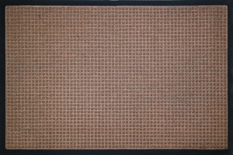 ID MAT Doormat, Polypropylene fibres on rubber sole, Brown, 120 x 180 cm