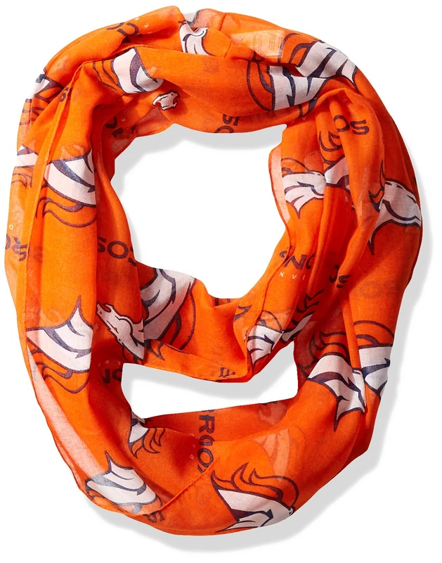 FOCO Forever Collectibles NFL Denver Broncos - 2016 Women's Infinity Scarf, Team Color, One Size