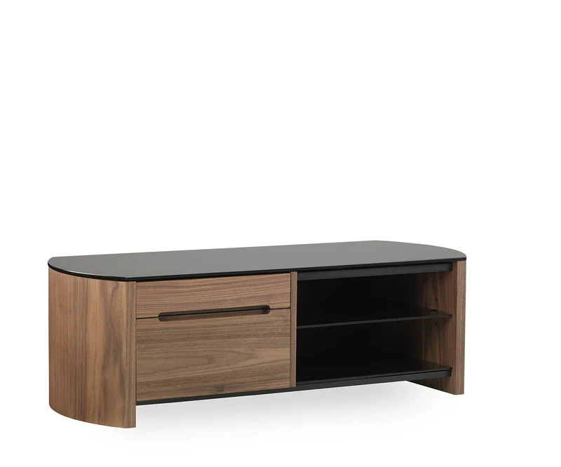 Alphason Finewoods TV Cabinet 1100 - Walnut