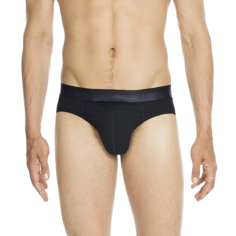 HOM Men's New HO1 Mini Brief Boxer, Blue (Navy), X-Small
