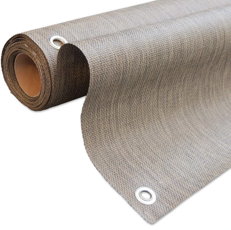 Windhager Balcony Privacy Screen for Aeris Insect, 0,9 x 5 m Wenge Dark Brown