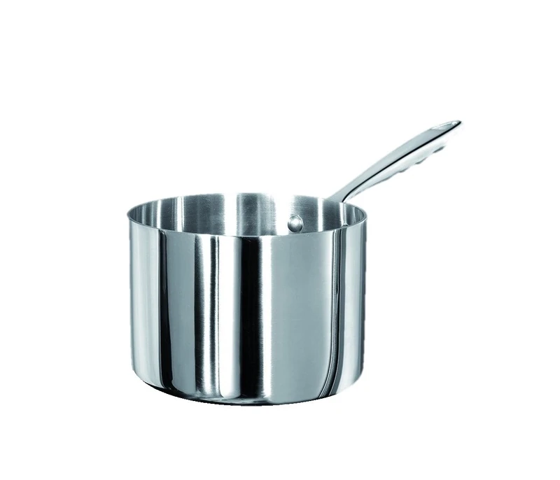 Pentole Agnelli Aluminium Inbox 1907 Deep Saucepan With Steel Handle, 20 Cm. Diameter - 14 Cm. Height