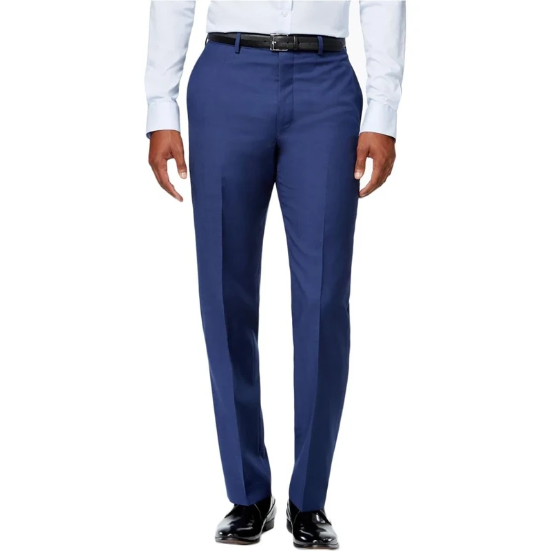 Calvin Klein Men's Slim Fit Suit Separates Business Jacket, Blue Twill, 40W x 30L