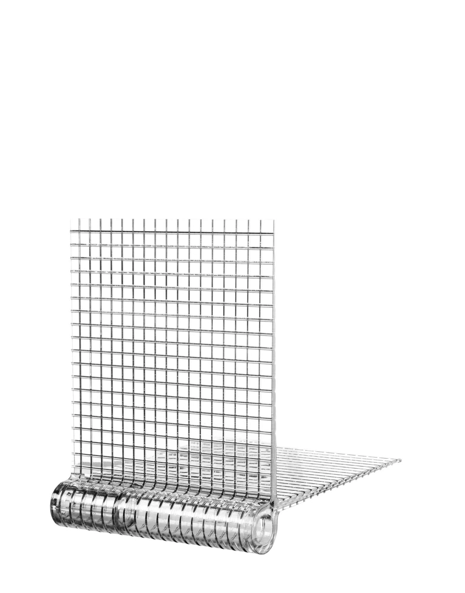 Kartell Kite Shelf Shelf, Set of 2, Crystal, 17.5 x 23 x 23 cm