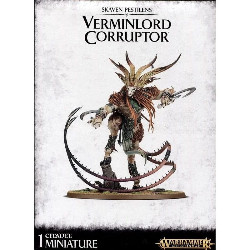 GAMES WORKSHOP 99120206023 Skaven Pestilens Verminlord Corruptor Miniature, Black