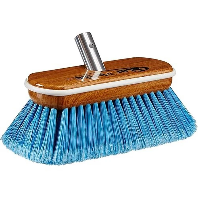 STAR BRITE Premium 20 cm Synthetic Wood Block Brush with Bumper - Medium Wash