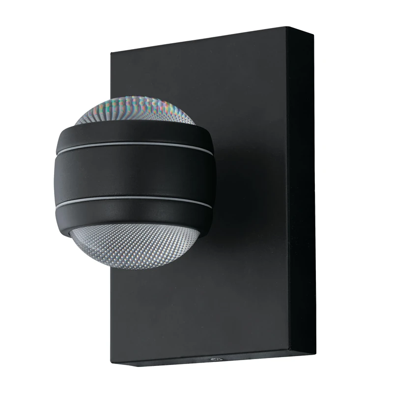 Eglo 94848 LED Black Outdoor Wall Light SESIMBA