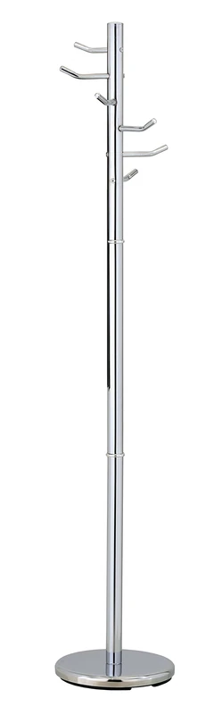 King Collection Chrome Lid Mirror Finish in Steel cm 28 x 28 x 153.5H