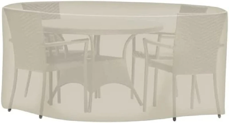 Tepro 8626 Premium Universal Cover for Small Round Patio Furniture Set 200cm in Beige