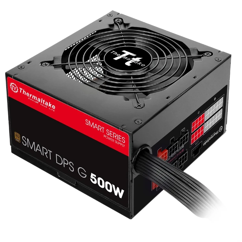 Thermaltake Smart DPS G Digital 500 W 80 Plus Bronze Semi Modular Power Supply Unit - Black