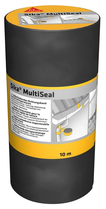 Sika Multiseal, Tear-resistant self-adhesive sealing strip, 300mm x 10m, Grey