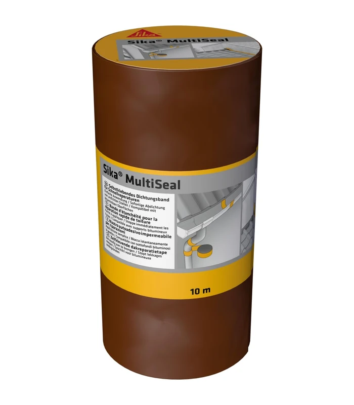 Sika Multiseal, Bande d'étanchéité autocollante résistante à la déchirure, 300mm x 10m, Terre cuite - Image 1