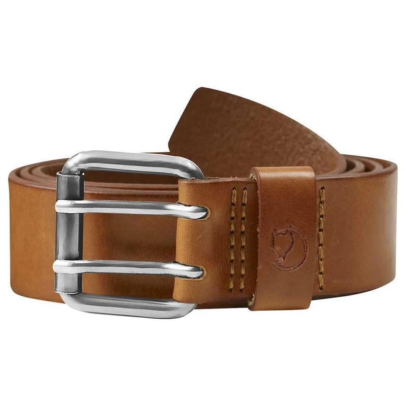 Fjällräven Men Singi Two-Pin Belt - Leather Cognac, 95cm