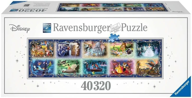Ravensburger Disney Filmstrip Iconic Classic Moments 40000 Jigsaw Puzzles for Kids and Adults Ages 12 Years Up - Gifts for Adults