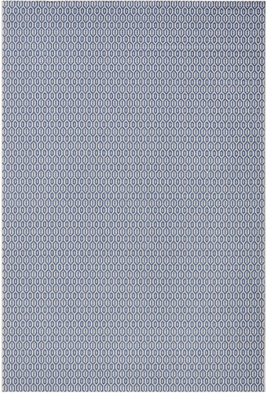 NORTHRUGS Indoor and Outdoor Rug Coin 160 x 230 cm Weatherproof Modern Plain All-Over Plain Design Runner for Balcony Patio Garden Conservatory Living Room Rug Waterproof in Blue