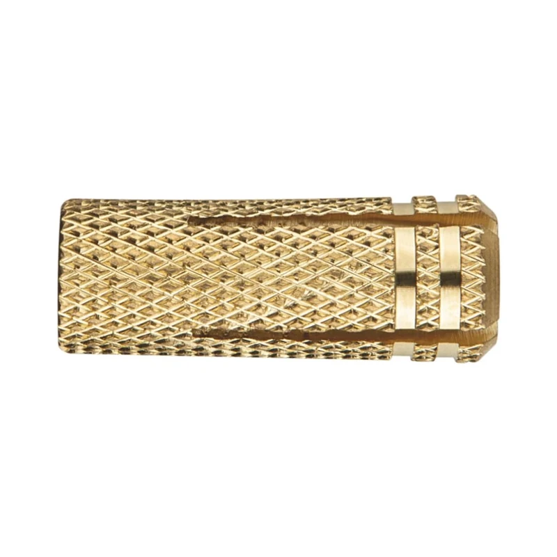 Index Fixing Systems Tala Pack of 25 Tacos for Fixations Light On Solid Brass Material, M6, 8 mm Diameter