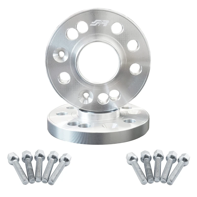 Simoni Racing DR044/B15 16 mm Wheel Spacers for Original Wheels, with Steel Bolts, For Audi, Seat, Skoda, Volkswagen