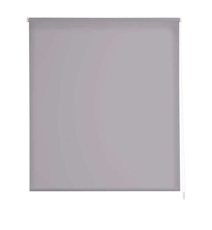 Estoralis Dracarys | Modern Design Roller Blind | Opaque Plain | Dracarys Model | Grey | 150 x 180 cm (Width/Height) Fabric Size 147 x 175 cm | Blinds for Windows and Doors