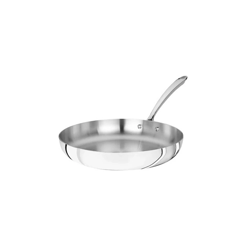 Pentole Agnelli Aluminium Inbox 1907 Frying Pan With Tubular Steel Handle, Diameter 24 Cm.