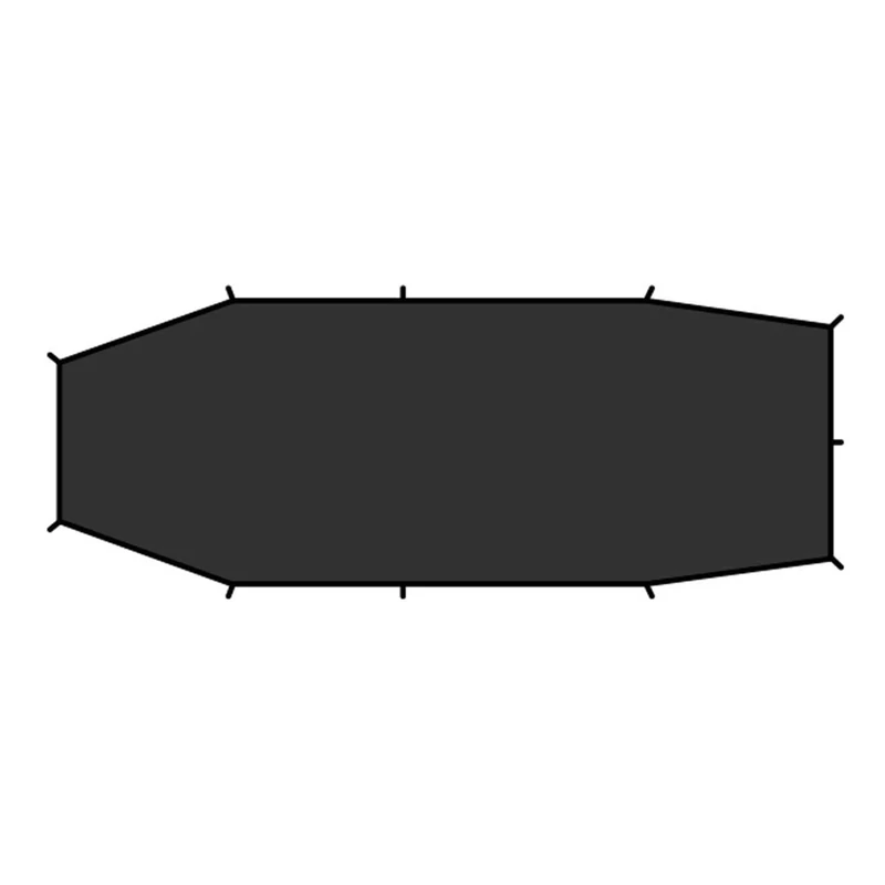 Fjällräven Endurance 2 Footprint Tent Floor, Black, One Size