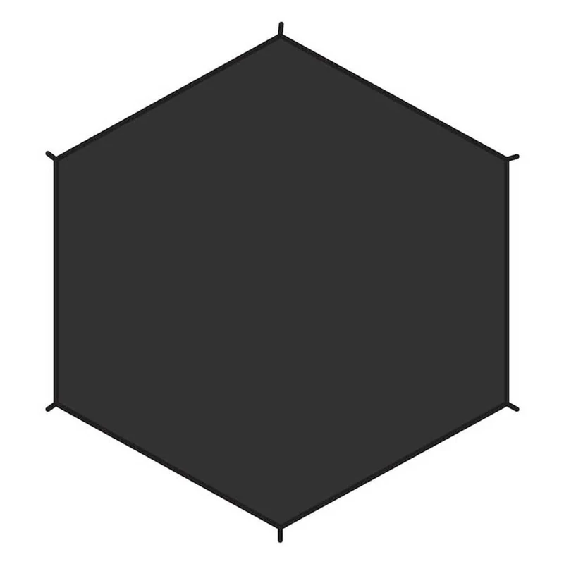 Fjallraven 54820 Dome 2 Footprint Accessories for tents unisex-adult Black One Size