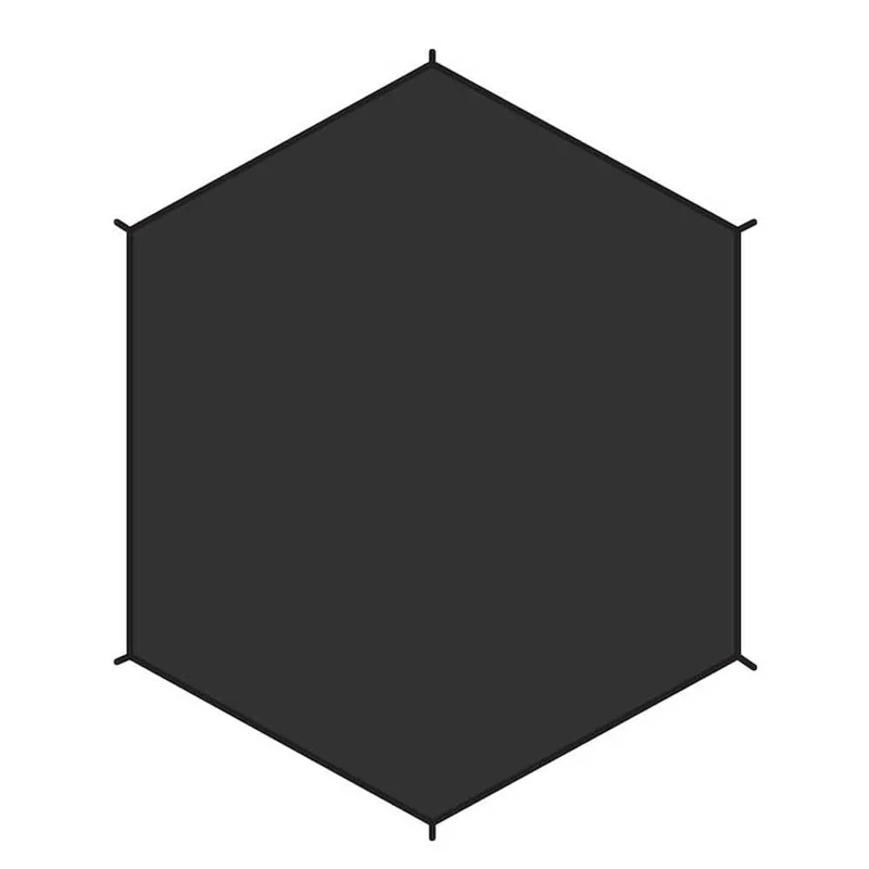 Fjallraven 54830-550 Dome 3 Footprint Black OneSize