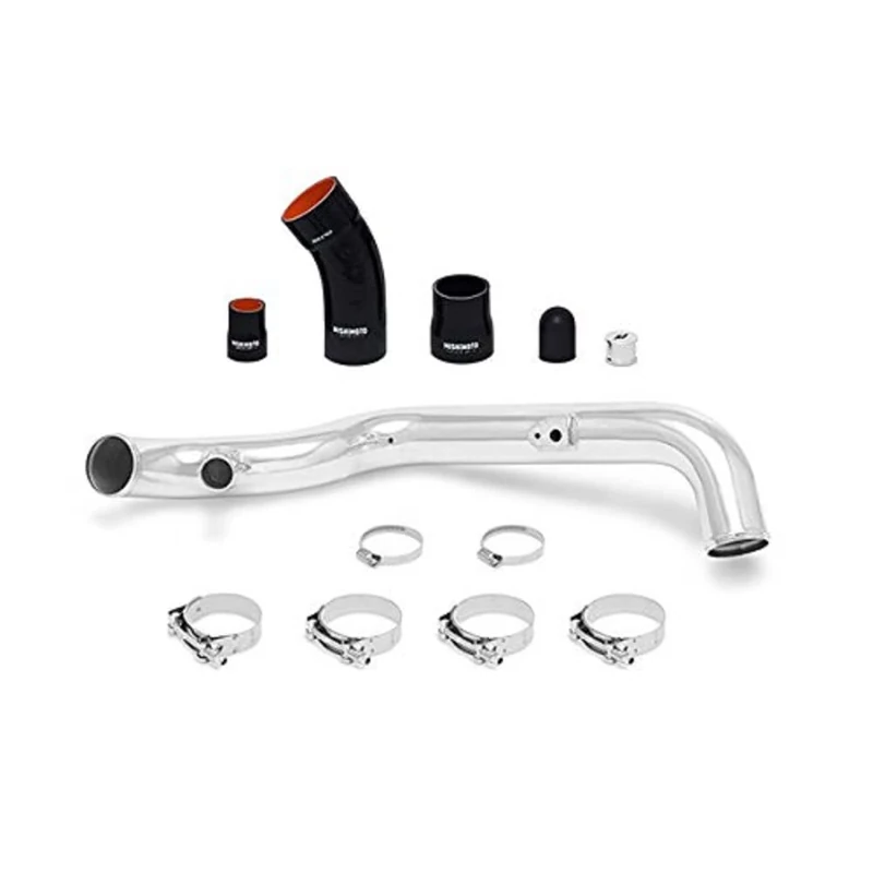 Mishimoto MMICP-FIST-14CP Cold-Side Intercooler Pipe Kit Compatible With Ford Fiesta ST 2014+ Silver