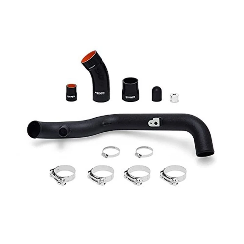Mishimoto MMICP-FIST-14CWBK Cold-Side Intercooler Pipe Kit Compatible With Ford Fiesta ST 2014+ Wrinkle Black