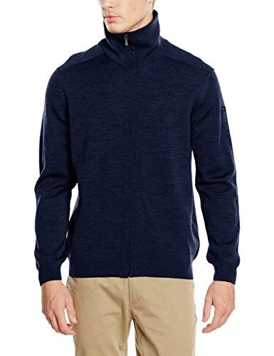 Maerz Men's 594000 Cardigan, Blue (Ink Blue 338), 46