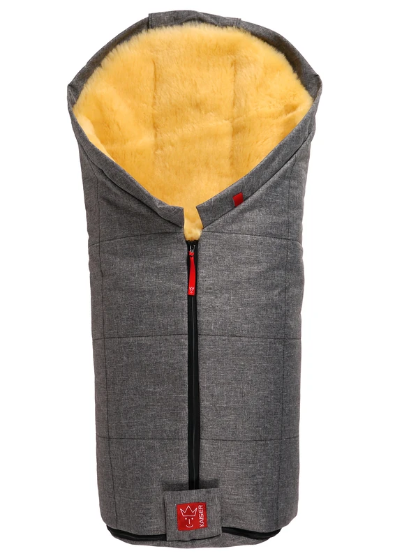 Kaiser Iglu Footmuff with Sheepskin (Anthracite Melange, 6720470)